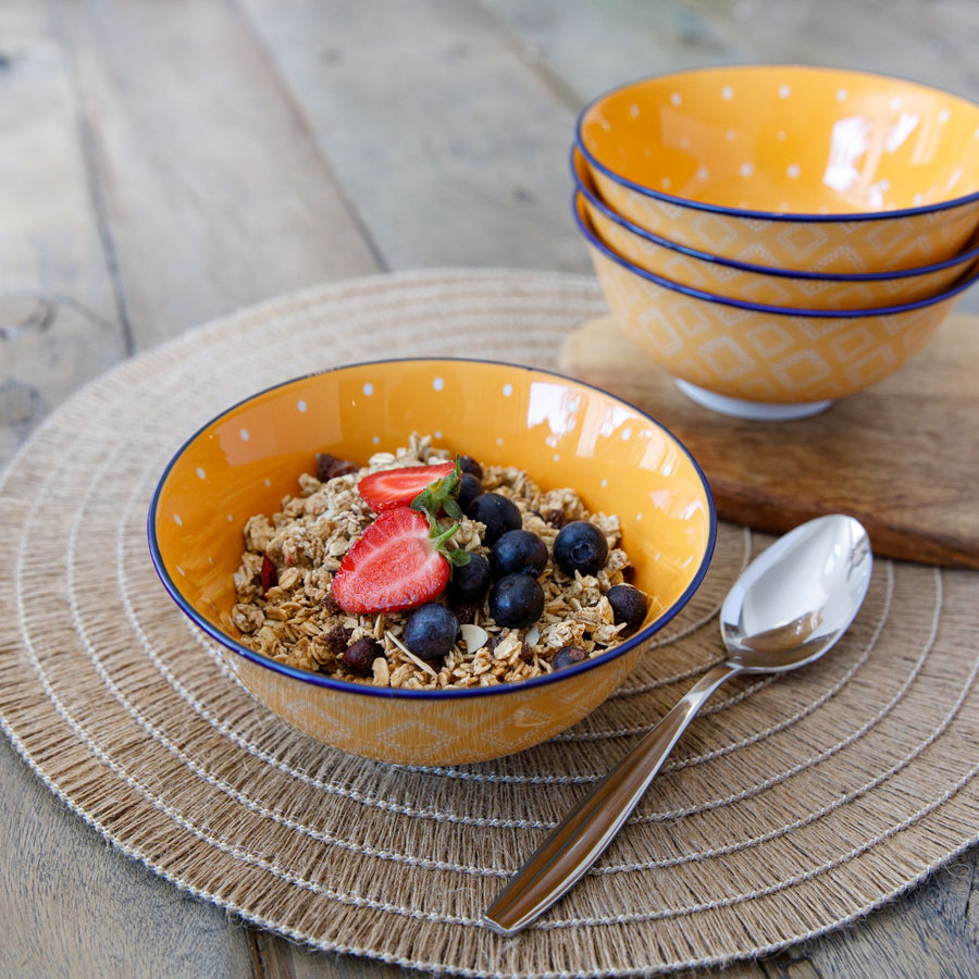 Mikasa Orange Spot Bowl Sterling Home 1