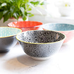 Mikasa Black Floral Bowl - Mk Bowl 15.5Cm Black Floral Sterling Home 1