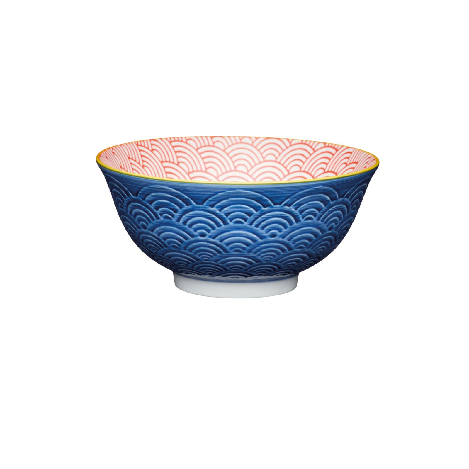 Mikasa Blue Arc Bowl - Mk Blue Red Arc Bowl 15.5Cm Sterling Home 1