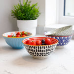 Mikasa Red Swirl Bowl - Mk Bowl 15.5Cm Red Swirl Sterling Home 2