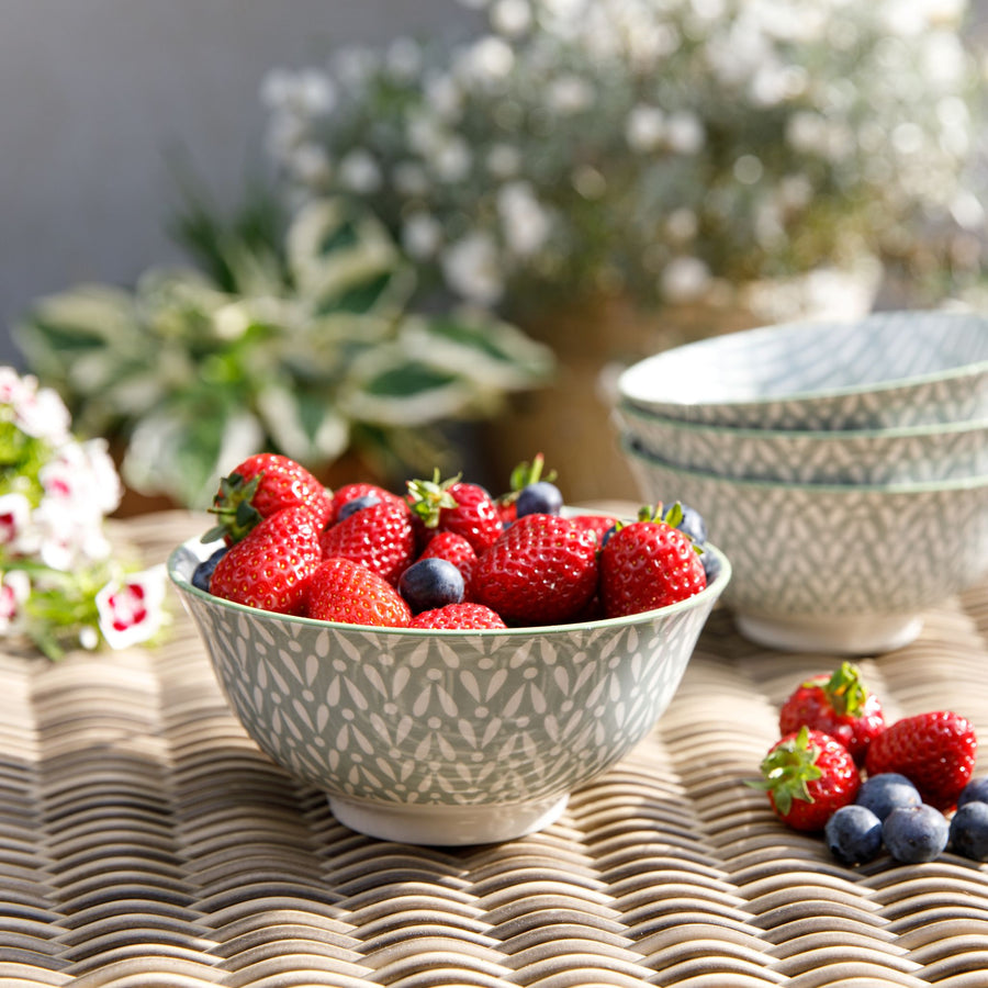 Mikasa Grey Tile Bowl 16CM Sterling Home 2
