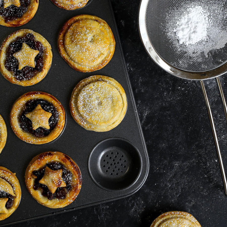 MasterClass Non-Stick 12 Hole Shallow Pan - MasterClass Non-Stick Baking Pan 32X24CM Sterling Home 1