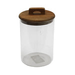 Glass Jar & Acacia Lid - Glass Jar & Acacia Lid 12X20. Sterling Home 1
