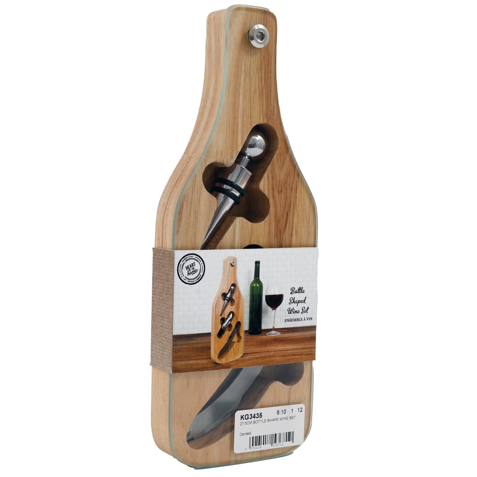 Bottle Shape Wine Set 27.5CM - Bottle Shape Wine Set 27.5CM Sterling Home 1