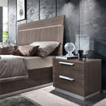 Kroma Bedside Cabinet - Mini Night Table Venetian Grey - Venetian Grey Sterling Home 2