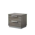 Kroma Bedside Cabinet - Mini Night Table Venetian Grey - Venetian Grey Sterling Home 1