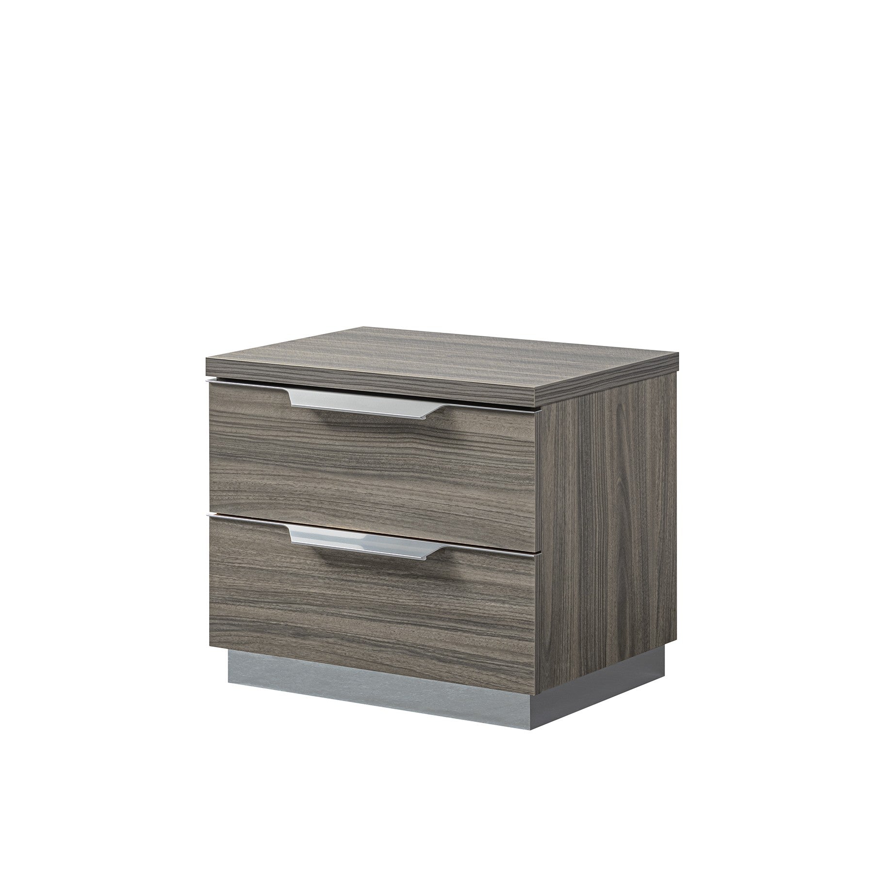 Kroma Bedside Cabinet - Mini Night Table Venetian Grey - Venetian Grey Sterling Home 1
