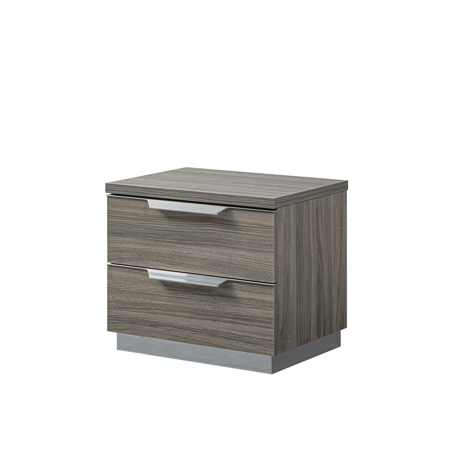 Kroma Bedside Cabinet - Mini Night Table Venetian Grey - Venetian Grey Sterling Home 1