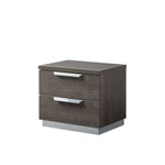 Kroma Bedside Cabinet - Mini Night Table Silver Birch - Silver Birch Sterling Home 1
