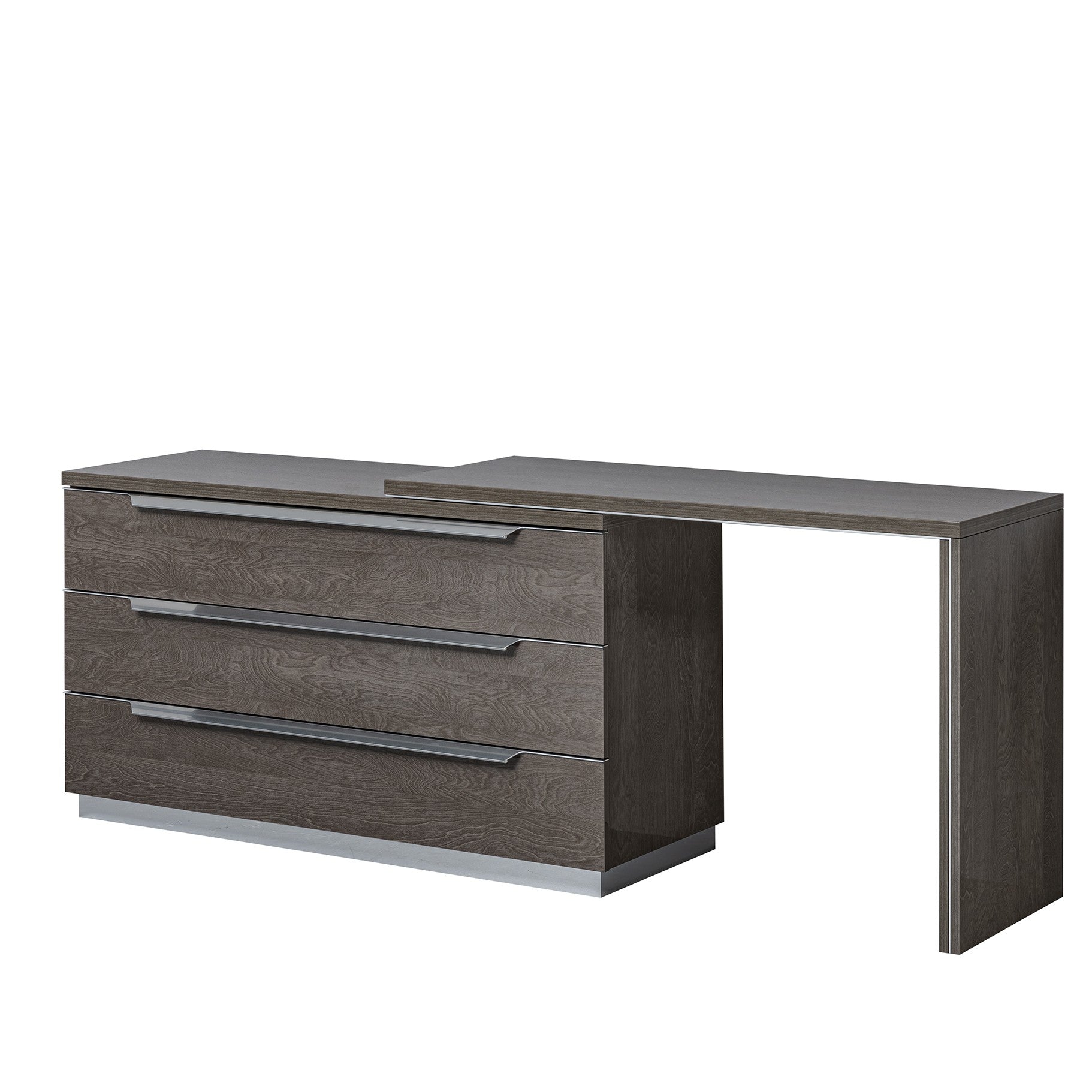 Kroma 3 Drawer Cabinet - Toilette 3 Drawer Dresser Silver Birch - Silver Birch Sterling Home 1