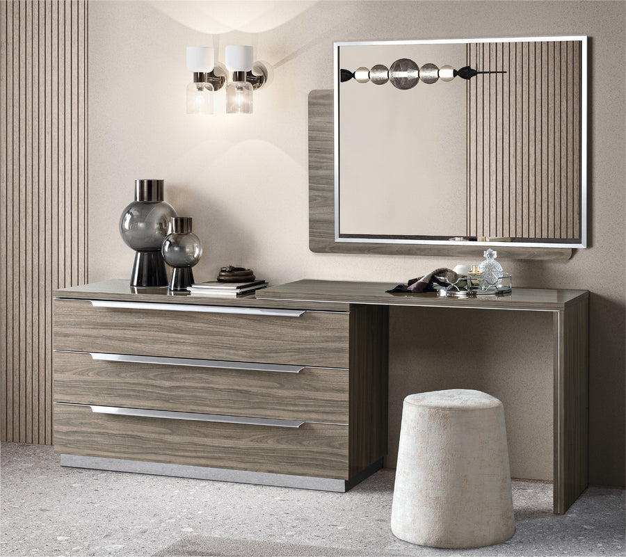 Kroma 3 Drawer Cabinet - Toilette 3 Drawer Dresser Silver Birch - Silver Birch Sterling Home 2