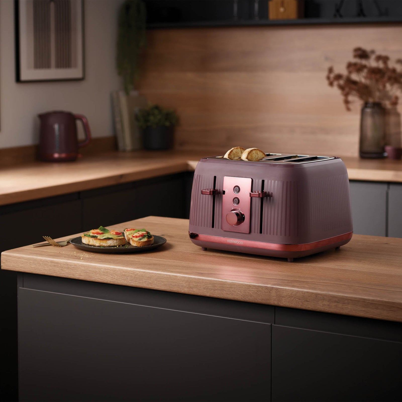 SALE Kenwood Dusk 4 Slice Toaster Purple Sterling Home 2