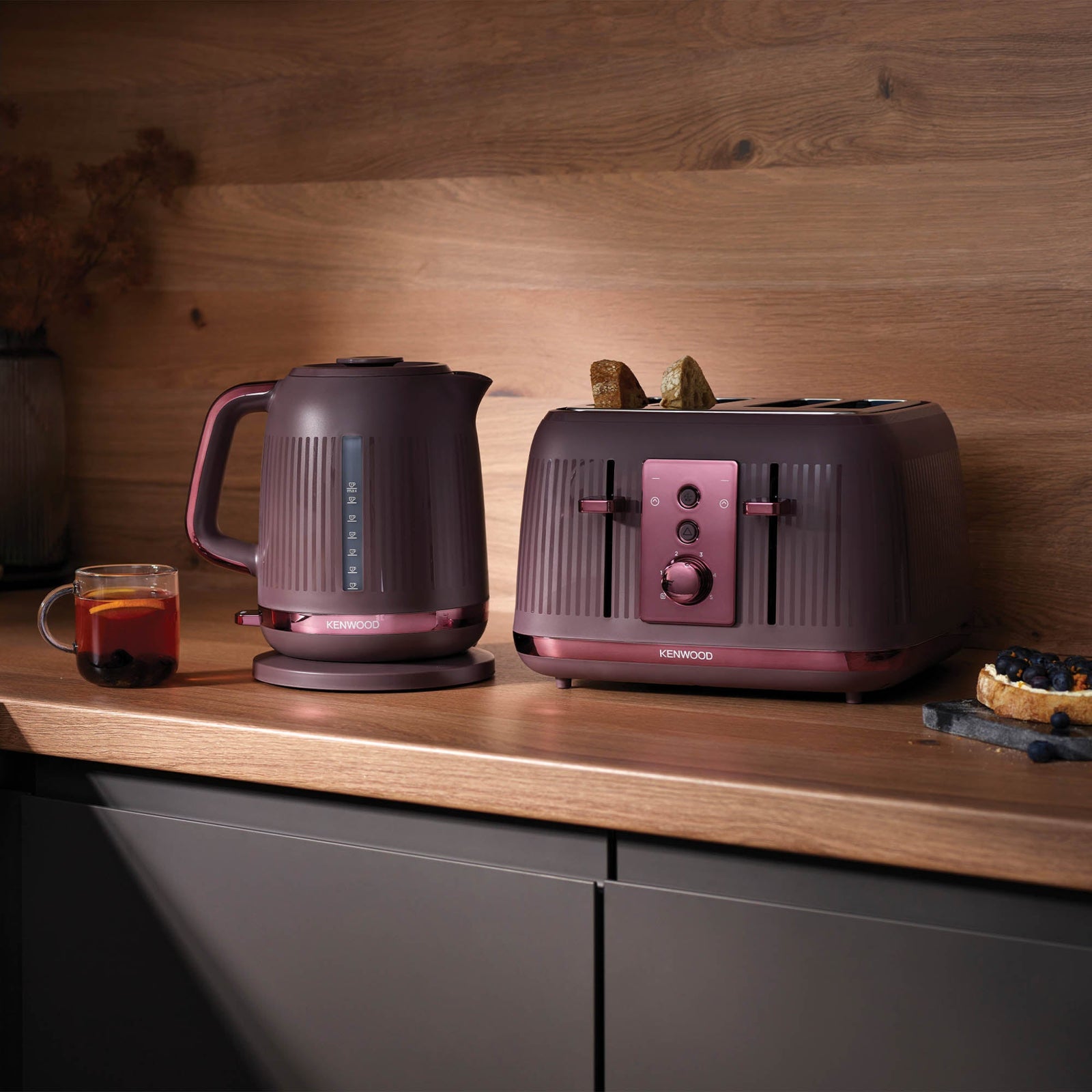 SALE Kenwood Dusk 4 Slice Toaster Purple Sterling Home 1