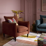 Vogue Williams Kenmare Armchair - Chair Soft Chenille Sterling Home 2