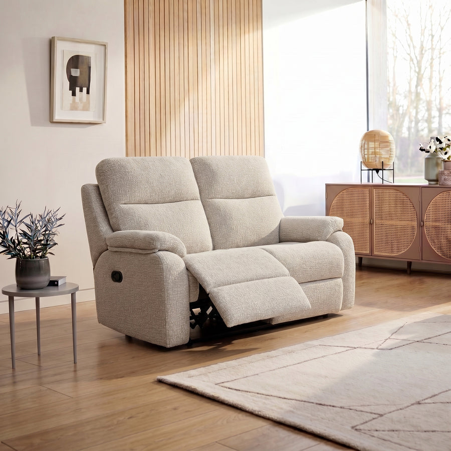 G Plan Kingsbury 2 Seater Recliner Sofa - 2 Seater Power Double Recliner Headrest + Lumbar with USB Grade L - Power with Power Headrest, Lumbar & USB 2 Seater Sofas Sterling Home 2