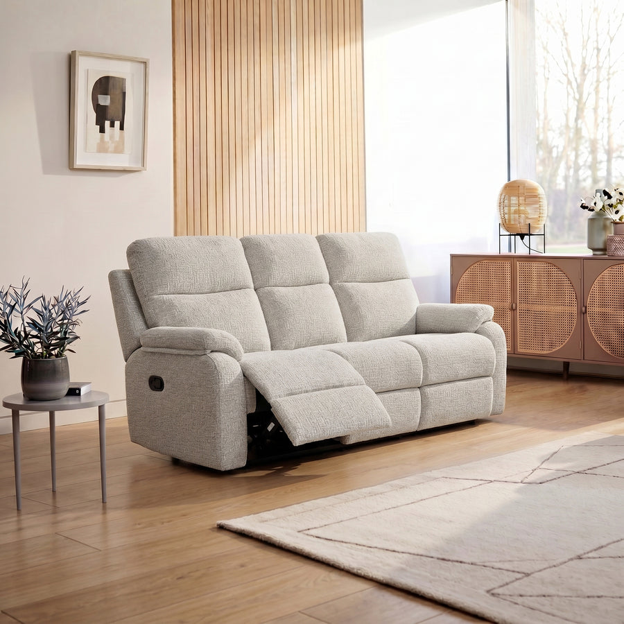 G Plan Kingsbury 3 Seater Recliner Sofa - 3 Seater Manual Double Recliner Grade L - Manual Recliner 3 Seater Sofas Sterling Home 2