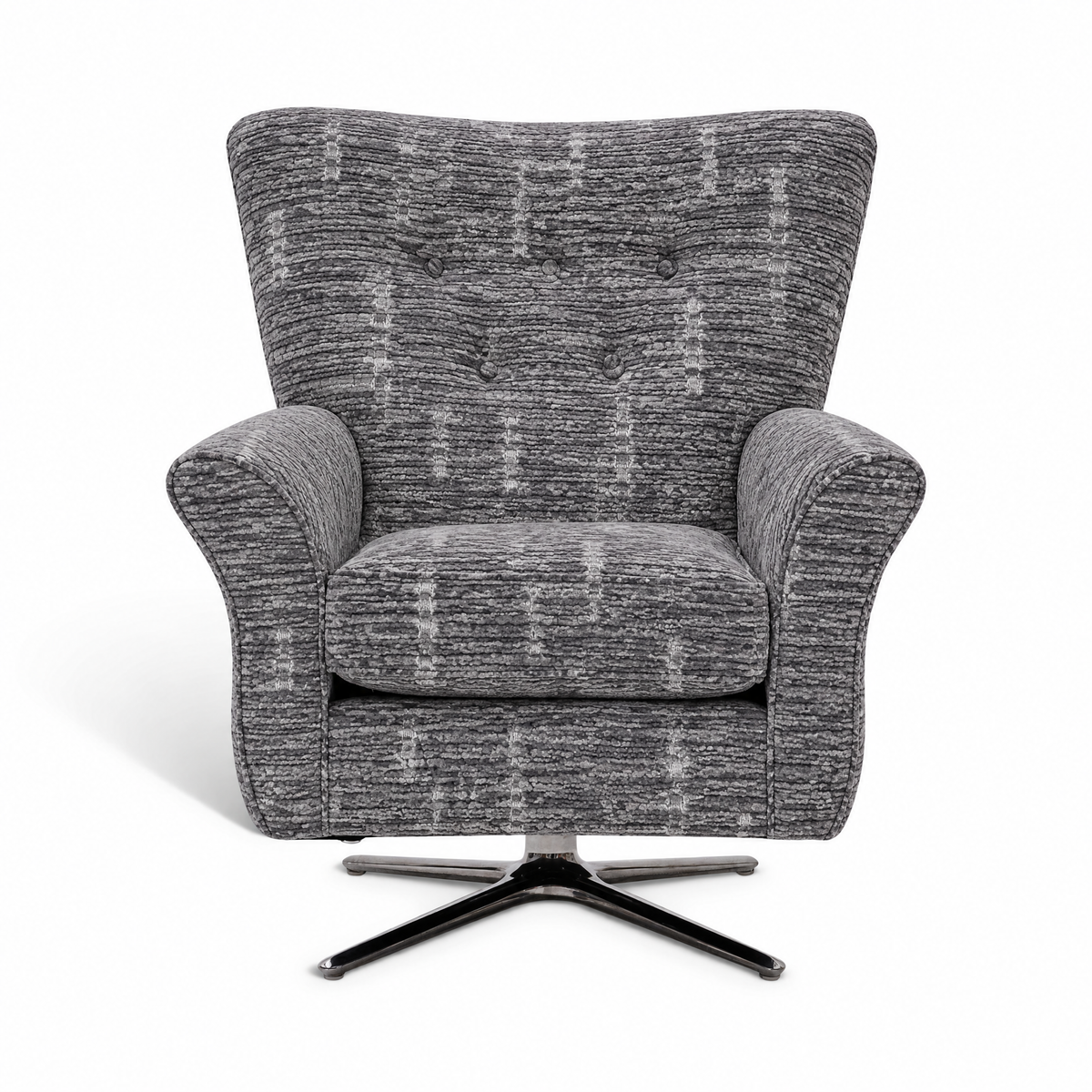 Hebden Swivel Armchair - Swivel Chair Grade A Armchairs Sterling Home 2 2697 : Koala Cairo Chenille Plain