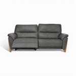 Ercol Enna 3 Seater Recliner Sofa - Medium Recliner Sofa Leather — CM - Clear Matt / L1103, gallery image 2