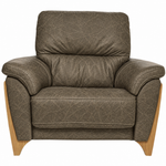 Ercol Enna Armchair - Armchair Leather Armchairs Sterling Home 2 CM - Clear Matt L1501