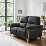Ercol Enna 3 Seater Recliner Sofa - Medium Recliner Sofa Leather — CM - Clear Matt / L1502, gallery image 1