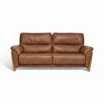 Ercol Enna 4 Seater Sofa - Large Sofa Leather 4 Seater Sofas Sterling Home 5 CM - Clear Matt L1503