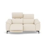 Nicoletti La Scala 2 Seater Sofa Power Recliner Lumbar Support - 2 Seater Sofa Power Recl Lumber Support CB Torello - Power With Power Headrest Footrest Lumbar & USB Sterling Home 1 Torello PS Bianco 93