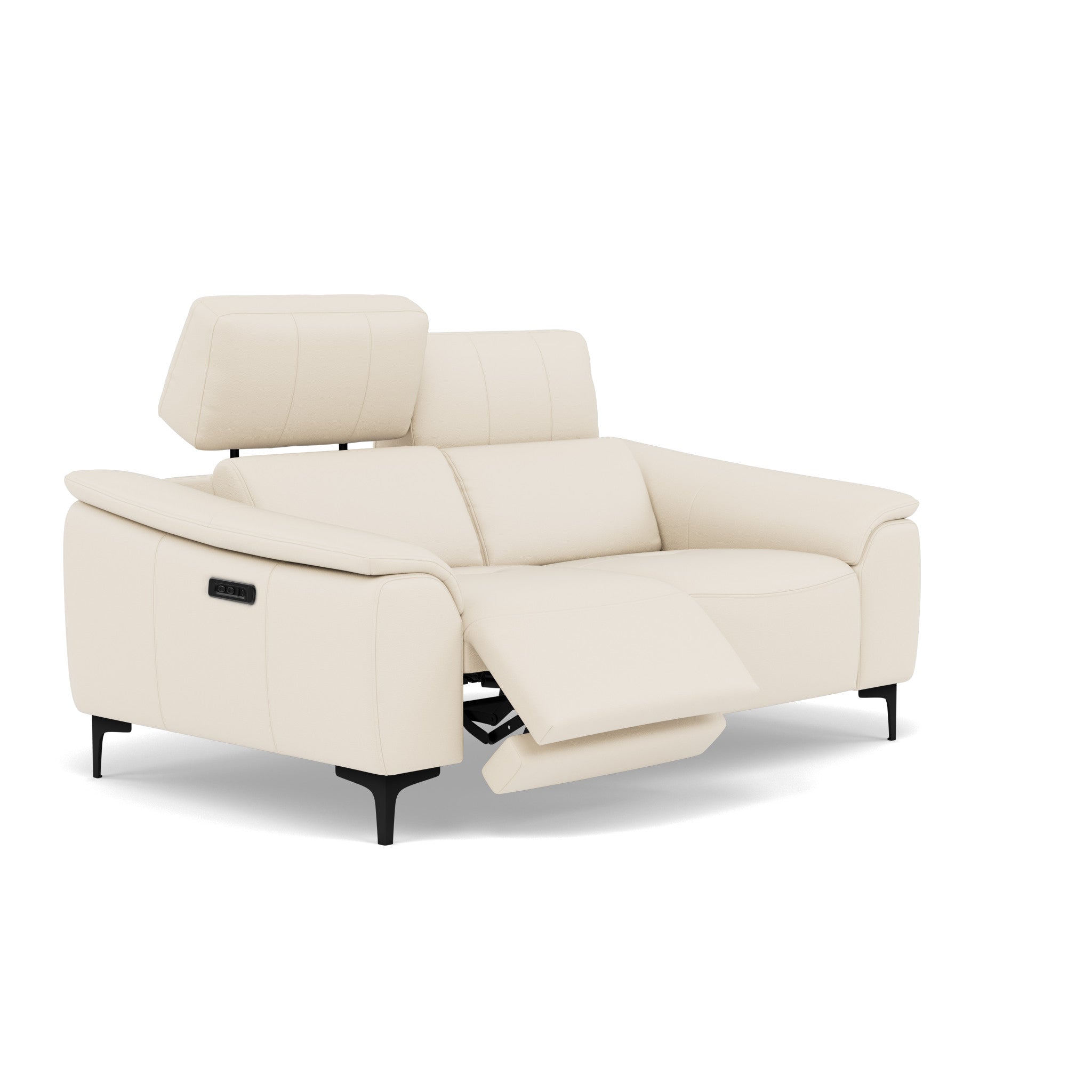 Nicoletti La Scala 2 Seater Sofa Power Recliner Lumbar Support - 2 Seater Sofa Power Recl Lumber Support CB Torello - Power With Power Headrest Footrest Lumbar & USB Sterling Home 3