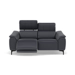 Nicoletti La Scala 2 Seater Sofa Power Recliner Lumbar Support - 2 Seater Sofa Power Recl Lumber Support CB Torello - Power With Power Headrest Footrest Lumbar & USB Sterling Home 7 Torello PS Blu -S 81