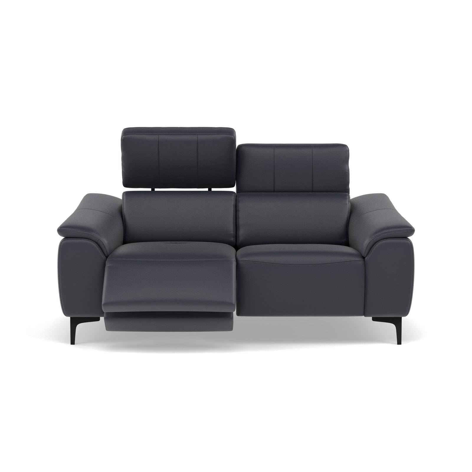 Nicoletti La Scala 2 Seater Sofa Power Recliner Lumbar Support - 2 Seater Sofa Power Recl Lumber Support CB Torello - Power With Power Headrest Footrest Lumbar & USB Sterling Home 7 Torello PS Blu -S 81