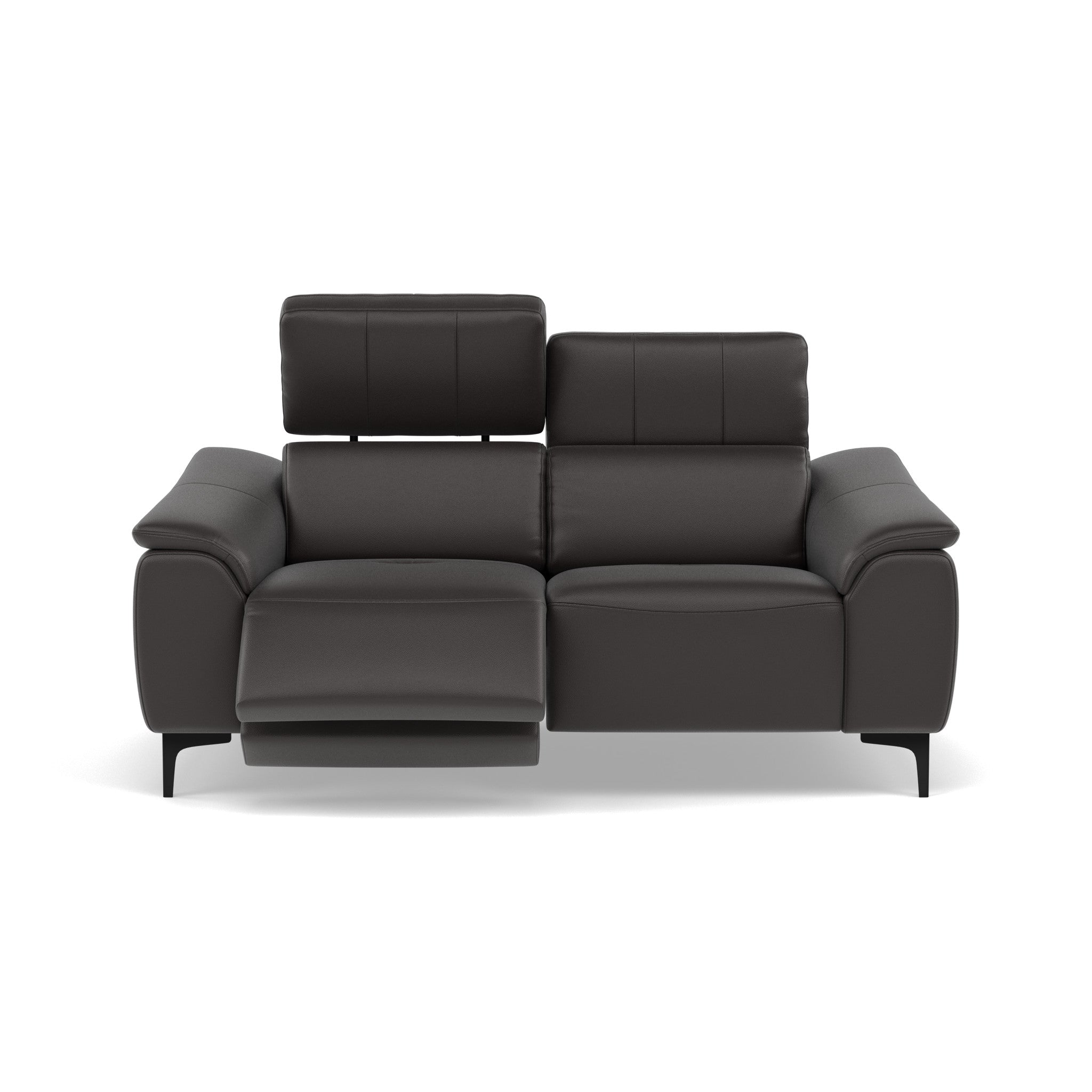 Nicoletti La Scala 2 Seater Sofa Power Recliner Lumbar Support - 2 Seater Sofa Power Recl Lumber Support CB Torello - Power With Power Headrest Footrest Lumbar & USB Sterling Home 6 Torello PS Chocol -S 91