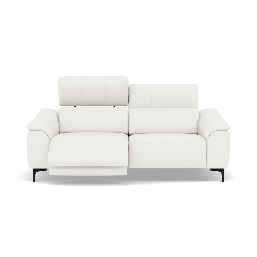 Nicoletti La Scala 3 Seater Sofa Power Recliner Lumbar Support - 3 Seater Sofa Power Recl Lumber Support CK Botero - Power With Power Headrest Footrest Lumbar & USB Sterling Home 1 Botero 2153 Bianco
