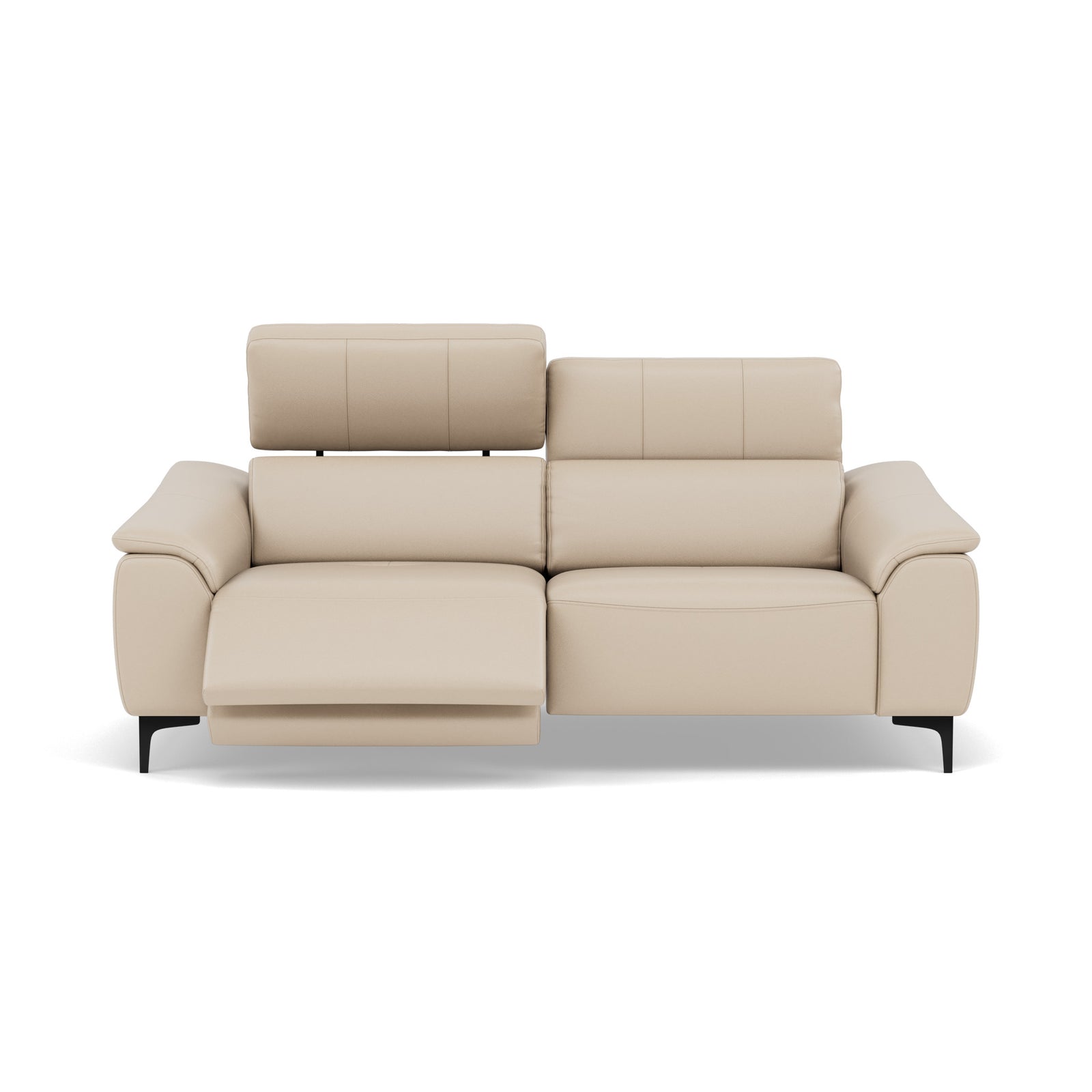 Nicoletti La Scala 3 Seater Sofa Power Recliner Lumbar Support - 3 Seater Sofa Power Recl Lumber Support CK Botero - Power With Power Headrest Footrest Lumbar & USB Sterling Home 2 Botero 2156 Crema