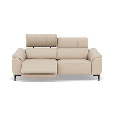 Nicoletti La Scala 3 Seater Sofa Power Recliner Lumbar Support - 3 Seater Sofa Power Recl Lumber Support CK Botero - Power With Power Headrest Footrest Lumbar & USB Sterling Home 2 Botero 2156 Crema