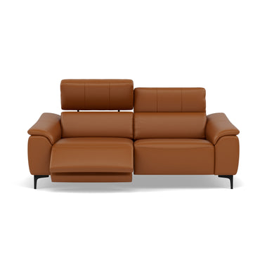 Nicoletti La Scala 3 Seater Sofa Power Recliner Lumbar Support - 3 Seater Sofa Power Recl Lumber Support CK Botero - Power With Power Headrest Footrest Lumbar & USB Sterling Home 3 Botero 2151 Cuoio