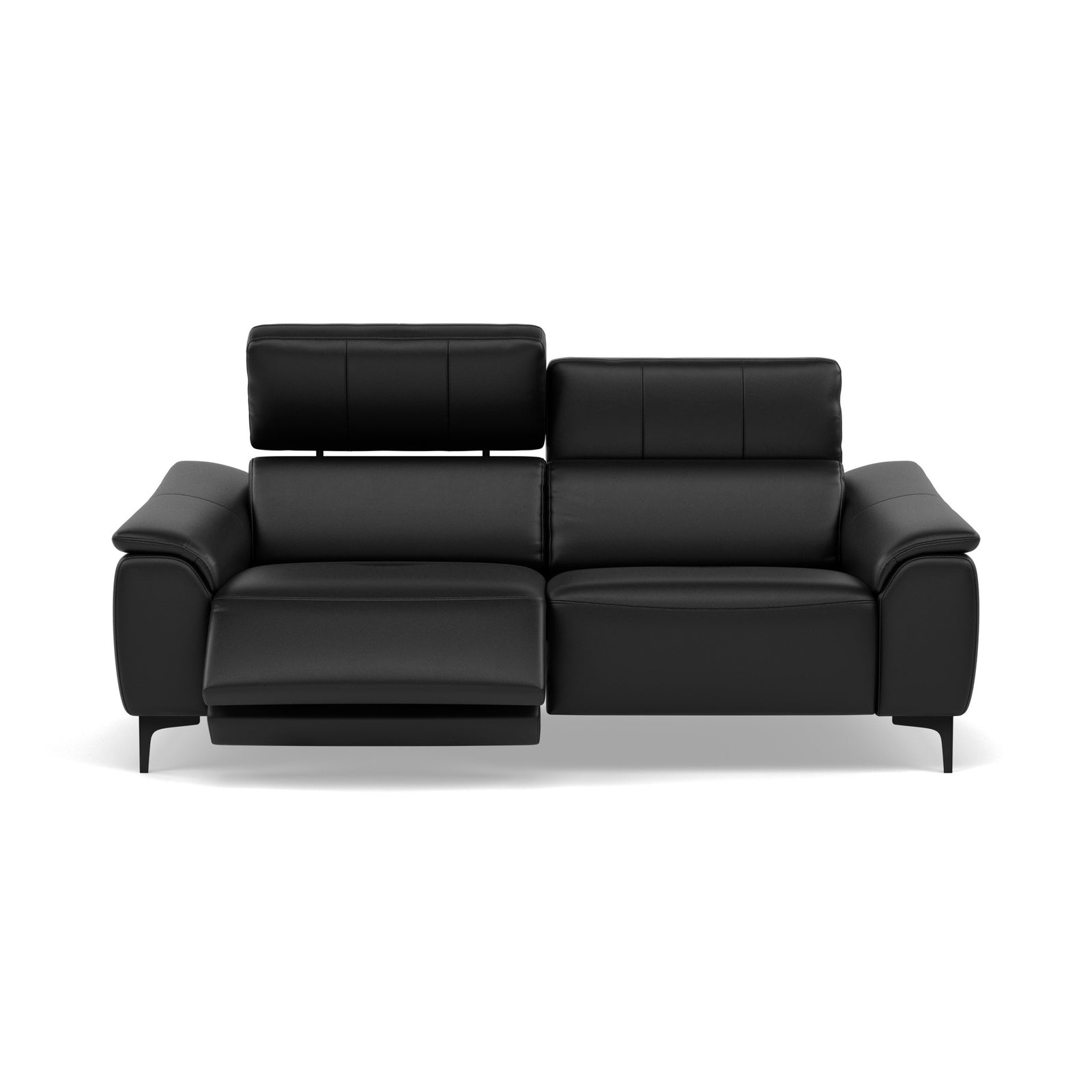 Nicoletti La Scala 3 Seater Sofa Power Recliner Lumbar Support - 3 Seater Sofa Power Recl Lumber Support CK Botero - Power With Power Headrest Footrest Lumbar & USB Sterling Home 7 Botero 2154 Nero