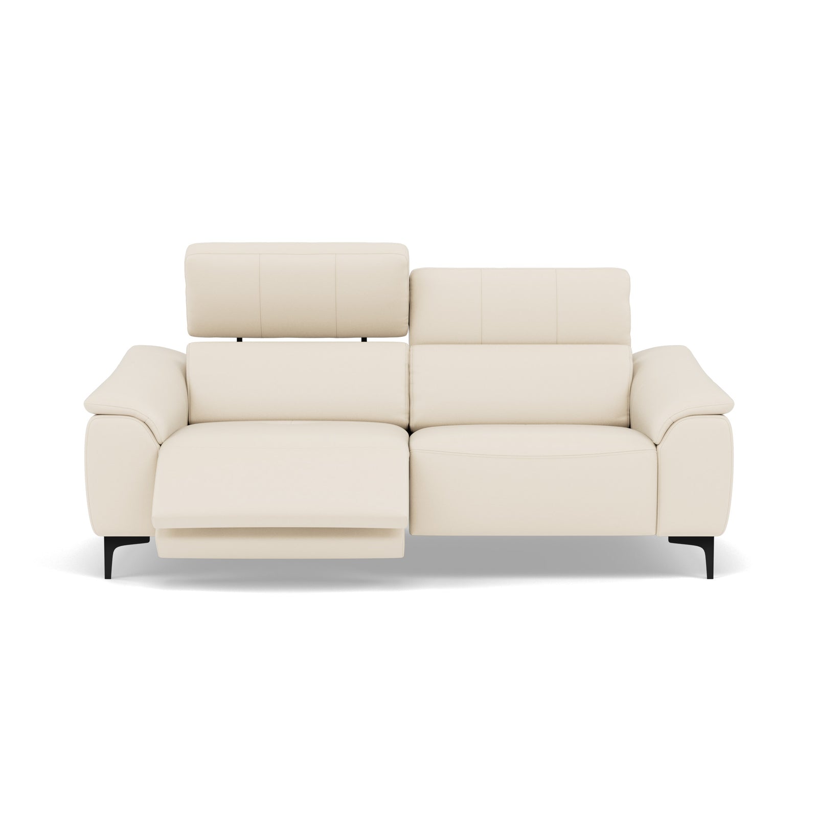 Nicoletti La Scala 3 Seater Sofa Power Recliner Lumbar Support - 3 Seater Sofa Power Recl Lumber Support CB Torello - Power With Power Headrest Footrest Lumbar & USB Sterling Home 1 Torello PS Bianco 93