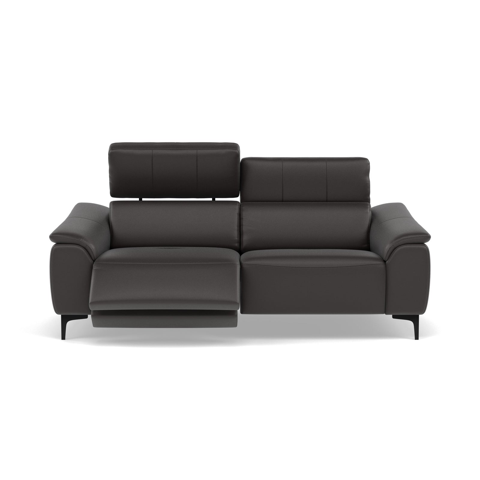 Nicoletti La Scala 3 Seater Sofa Power Recliner Lumbar Support - 3 Seater Sofa Power Recl Lumber Support CB Torello - Power With Power Headrest Footrest Lumbar & USB Sterling Home 6 Torello PS Chocol -S 91