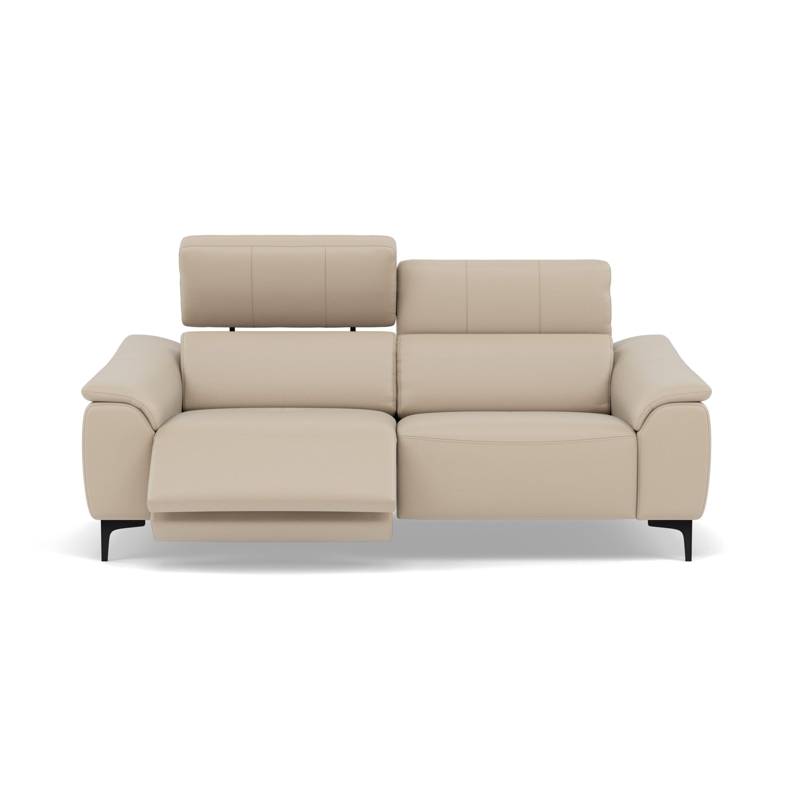 Nicoletti La Scala 3 Seater Sofa Power Recliner Lumbar Support - 3 Seater Sofa Power Recl Lumber Support CB Torello - Power With Power Headrest Footrest Lumbar & USB Sterling Home 5 Torello PS Fango 352