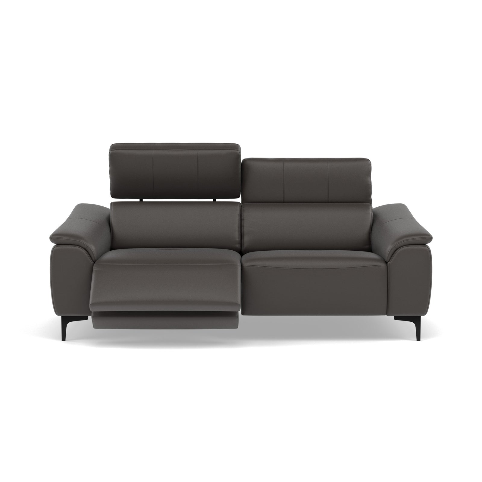 Nicoletti La Scala 3 Seater Sofa Power Recliner Lumbar Support - 3 Seater Sofa Power Recl Lumber Support CB Torello - Power With Power Headrest Footrest Lumbar & USB Sterling Home 9 Torello PS Grigio Scuro 327
