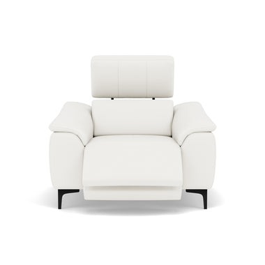 Nicoletti La Scala Power Recliner Chair Lumbar Support - Power Recliner Chair Lumber Support CK Botero - Power With Power Headrest Footrest Lumbar & USB Sterling Home 1 Botero 2153 Bianco