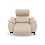 Nicoletti La Scala Power Recliner Chair Lumbar Support - Power Recliner Chair Lumber Support CK Botero - Power With Power Headrest Footrest Lumbar & USB Sterling Home 2 Botero 2156 Crema