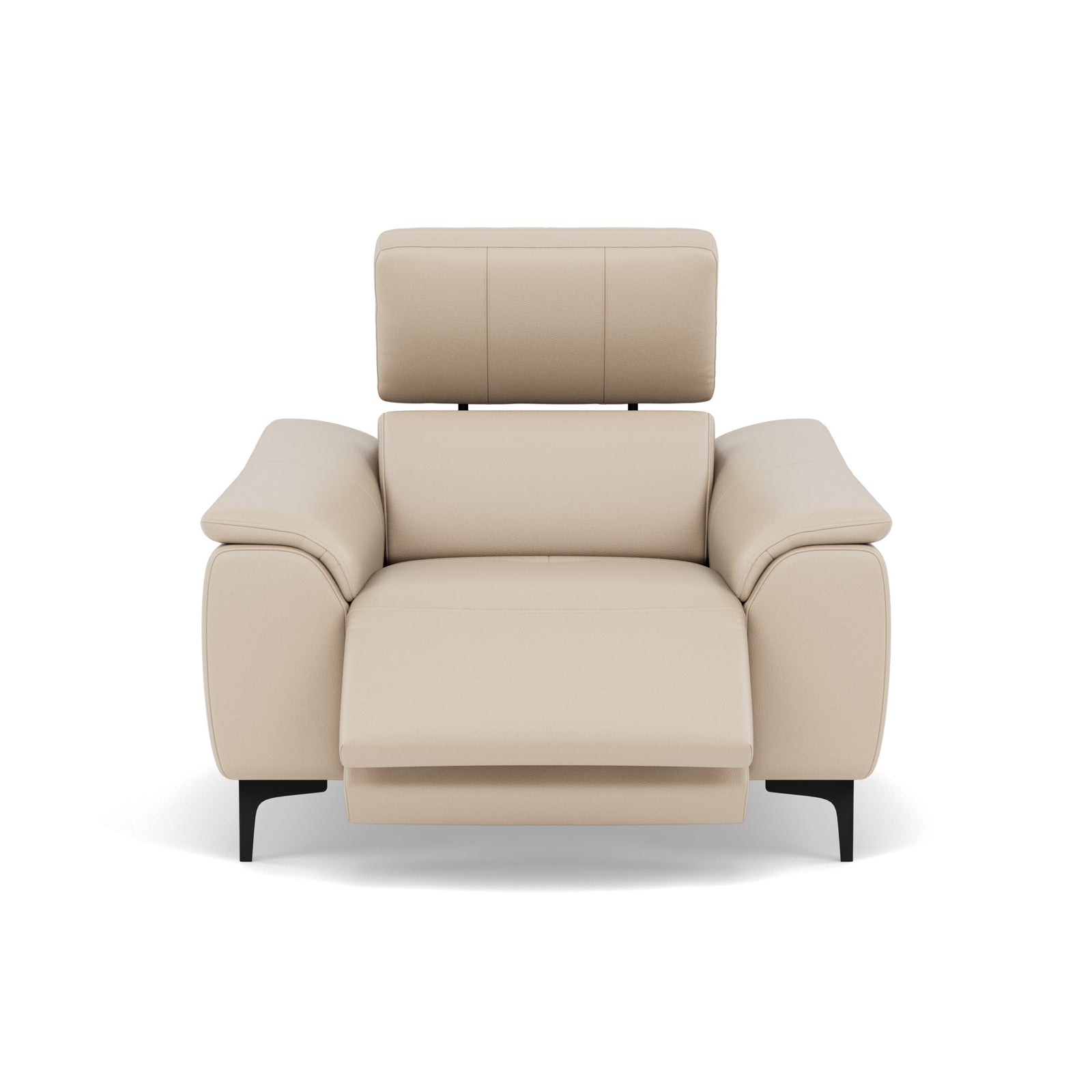 Nicoletti La Scala Power Recliner Chair Lumbar Support - Power Recliner Chair Lumber Support CK Botero - Power With Power Headrest Footrest Lumbar & USB Sterling Home 2 Botero 2156 Crema