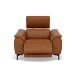 Nicoletti La Scala Power Recliner Chair Lumbar Support - Power Recliner Chair Lumber Support CK Botero - Power With Power Headrest Footrest Lumbar & USB Sterling Home 3 Botero 2151 Cuoio