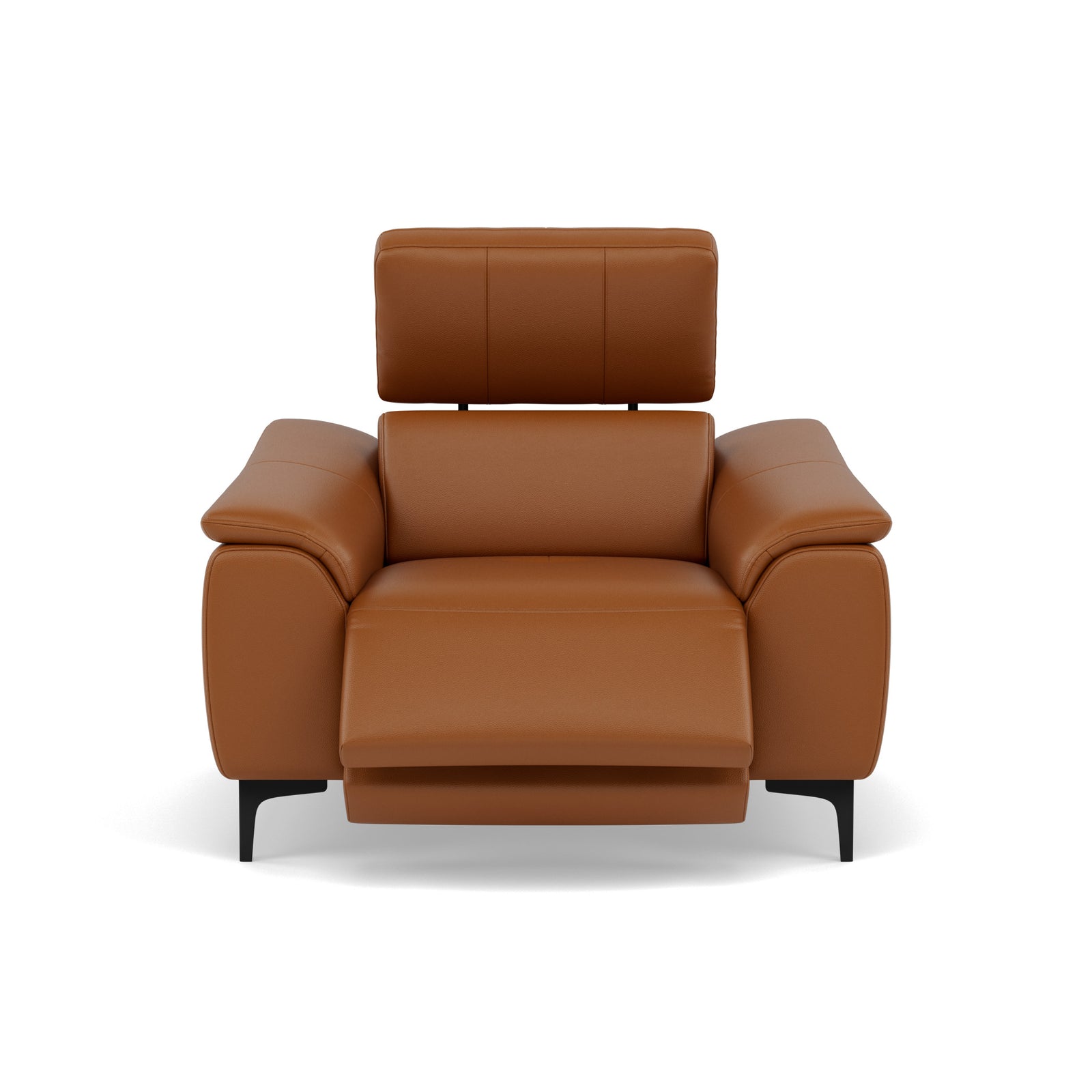 Nicoletti La Scala Power Recliner Chair Lumbar Support - Power Recliner Chair Lumber Support CK Botero - Power With Power Headrest Footrest Lumbar & USB Sterling Home 3 Botero 2151 Cuoio