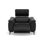 Nicoletti La Scala Power Recliner Chair Lumbar Support - Power Recliner Chair Lumber Support CK Botero - Power With Power Headrest Footrest Lumbar & USB Sterling Home 7 Botero 2154 Nero