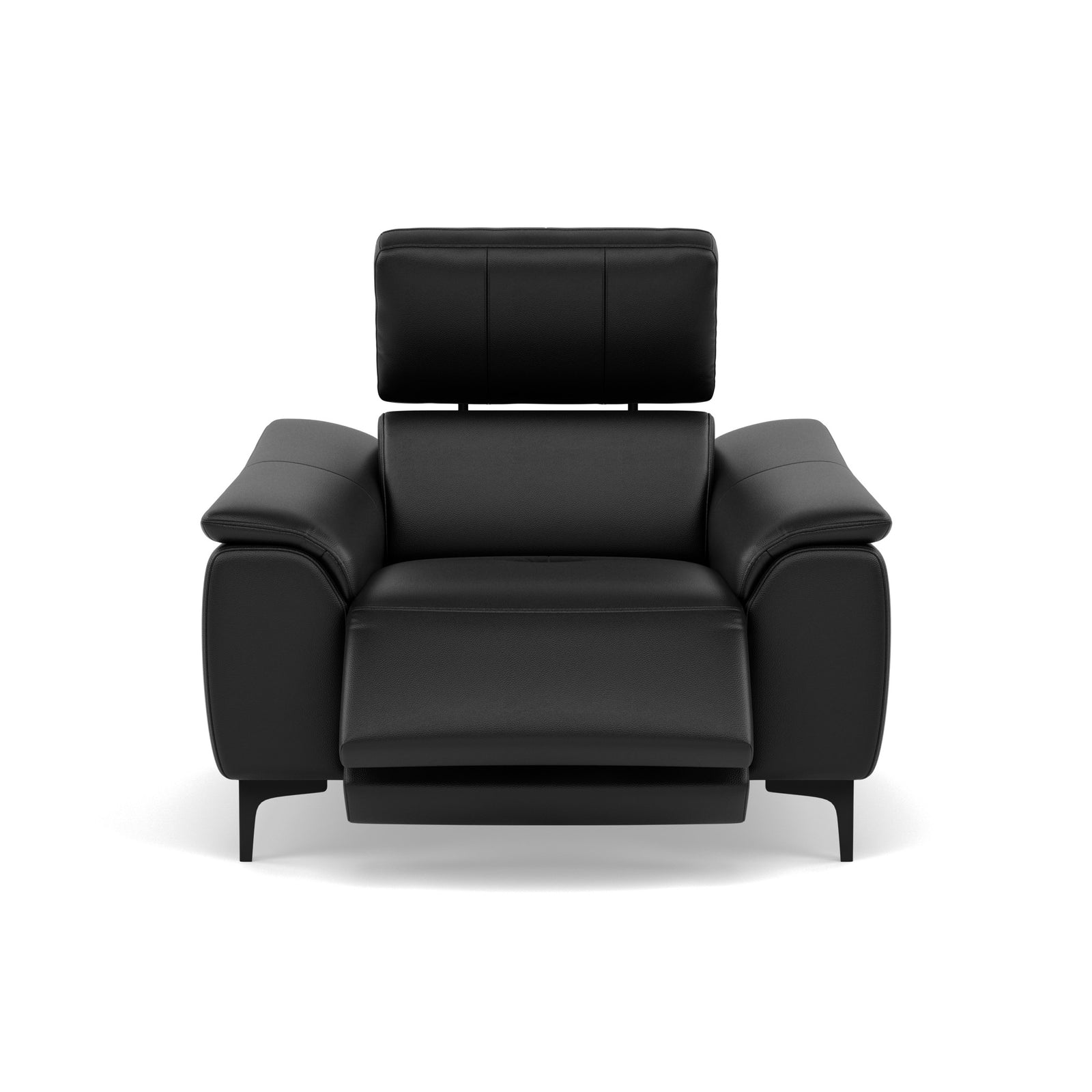 Nicoletti La Scala Power Recliner Chair Lumbar Support - Power Recliner Chair Lumber Support CK Botero - Power With Power Headrest Footrest Lumbar & USB Sterling Home 7 Botero 2154 Nero