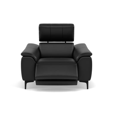 Nicoletti La Scala Power Recliner Chair Lumbar Support - Power Recliner Chair Lumber Support CK Botero - Power With Power Headrest Footrest Lumbar & USB Sterling Home 7 Botero 2154 Nero