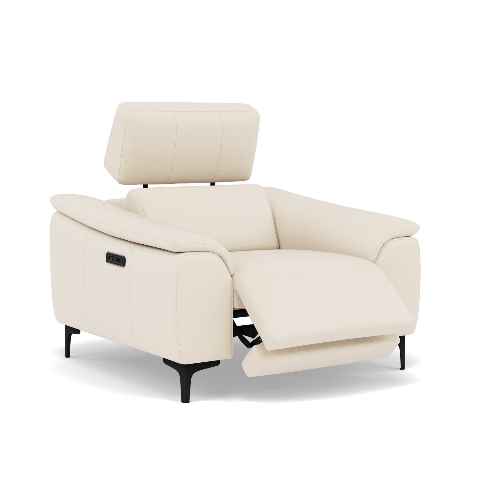 Nicoletti La Scala Power Recliner Chair Lumbar Support - Power Recliner Chair Lumber Support CB Torello - Power With Power Headrest Footrest Lumbar & USB Sterling Home 3