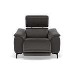 Nicoletti La Scala Power Recliner Chair Lumbar Support - Power Recliner Chair Lumber Support CB Torello - Power With Power Headrest Footrest Lumbar & USB Sterling Home 6 Torello PS Chocol -S 91