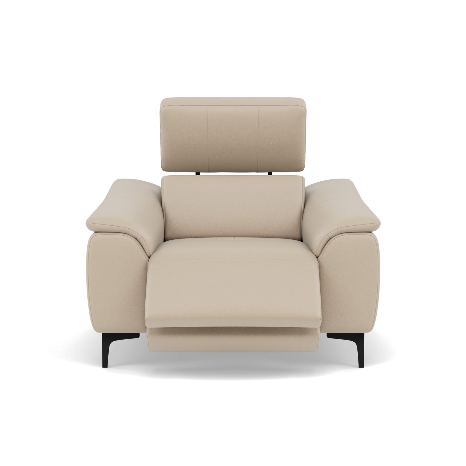 Nicoletti La Scala Power Recliner Chair Lumbar Support - Power Recliner Chair Lumber Support CB Torello - Power With Power Headrest Footrest Lumbar & USB Sterling Home 5 Torello PS Fango 352